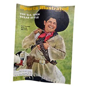 Vintage Sports Illustrated June 1969 Golf Collectible Magazine Lee Trevino